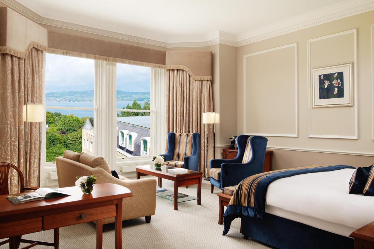 The Culloden Estate And Spa Холивуд Екстериор снимка A room at the Shelbourne Hotel